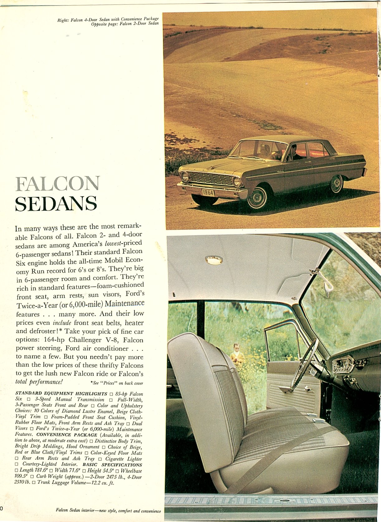 1964 Ford Falcon Brochure Page 4
